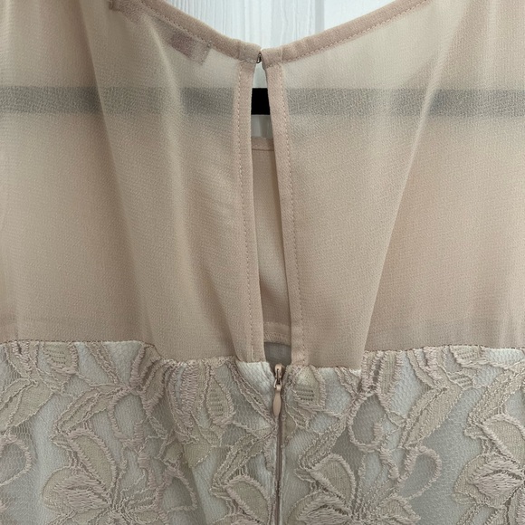 Dressbarn Sleeveless Dress Women’s Size 6 / Champagne - Picture 3 of 5